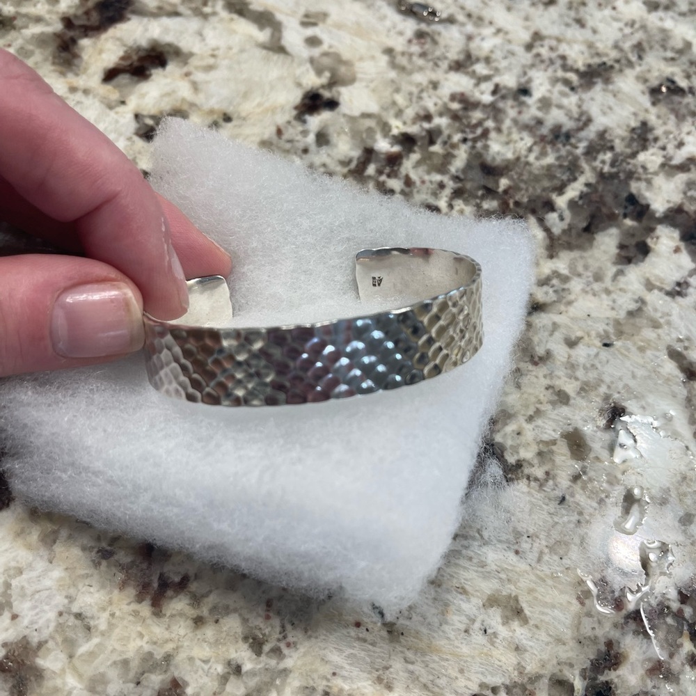 Silpada Hammered Sterling Silver Cuff Bracelet